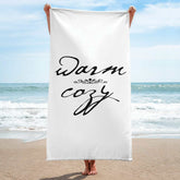 Warm and Cozy Hygge Lifestyle Beach Bath Towel, Towel, $ 42.95, A Moment Of Now™